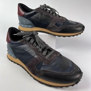 Valentino Camouflage Rockrunner Sneakers